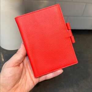 Hermes Epsom Agenda Cover Passport Holder in Capucine